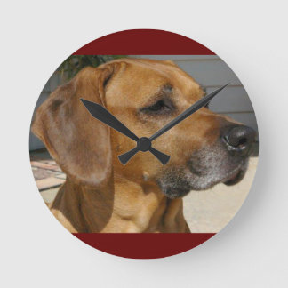 RHODESIAN RIDGEBACK Hondenras Pet Ronde Klok