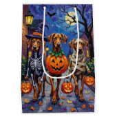 Rhodesian Ridgeback in Halloween-kostuums Medium Cadeauzakje (Achterkant)