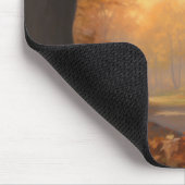 Rhodesian Ridgeback in herfst laat Herfst inspirer Muismat (Hoek)