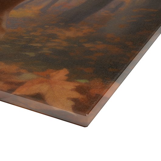 Rhodesian Ridgeback in herfst laat Herfst inspirer Snijplank (Hoek)