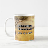 Rhodesian Ridgeback in savanne Unieke mok (Links)