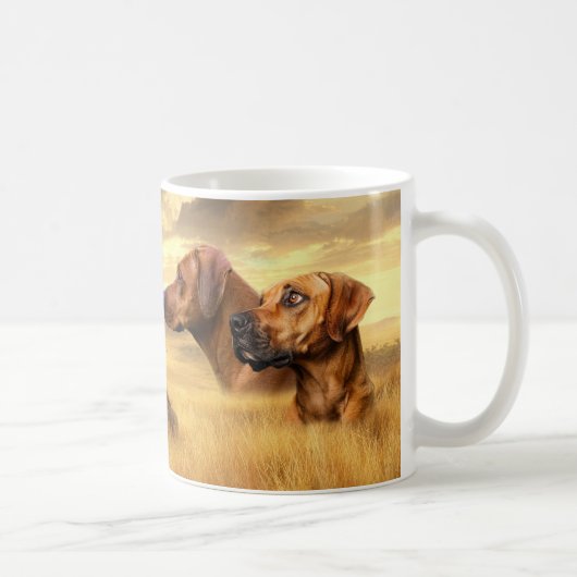 Rhodesian Ridgeback in savanne Unieke mok (Rechts)