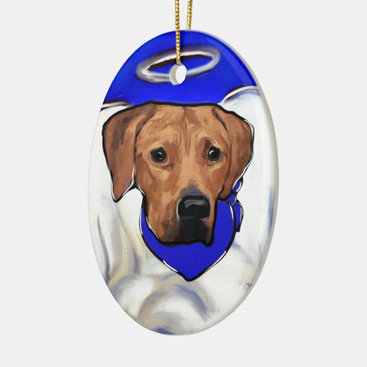 Rhodesian Ridgeback Keramisch Ornament (Links)