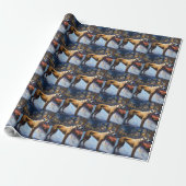 Rhodesian Ridgeback Kerst Feestelijke Periode Cadeaupapier (Uitgerold)