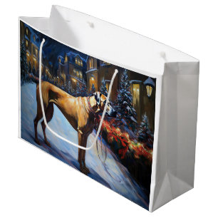 Rhodesian Ridgeback Kerst Feestelijke Tijd Groot Cadeauzakje