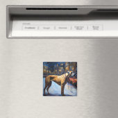 Rhodesian Ridgeback Kerst Feestseizoen Magneet (Insitu (Vaatwasser))