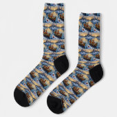Rhodesian Ridgeback Kerstboot Vakantie Sokken (Links)