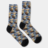 Rhodesian Ridgeback Kerstboot Vakantie Sokken (Rechts)