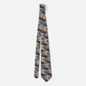 Rhodesian Ridgeback Kerstboot Vakantie Stropdas (Achterkant)