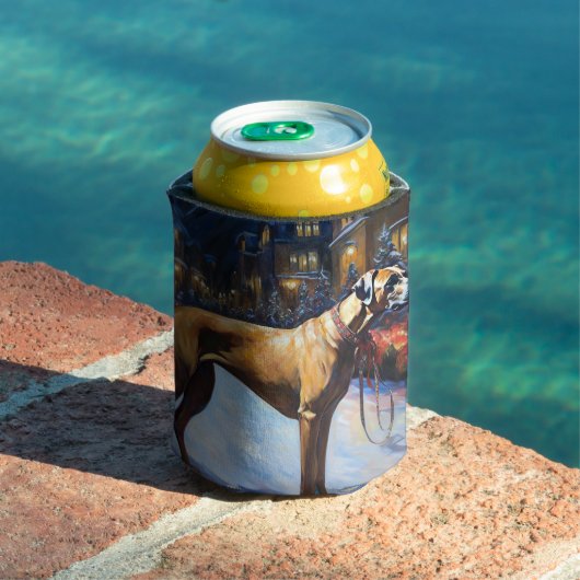 Rhodesian Ridgeback Kerstfeest Seizoen Blikjeskoeler (Insitu Zwembad)