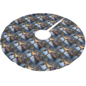 Rhodesian Ridgeback Kerstfeest Seizoen Kerstboom Rok (Gekanteld)