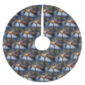 Rhodesian Ridgeback Kerstfeest Seizoen Kerstboom Rok (Voorkant)