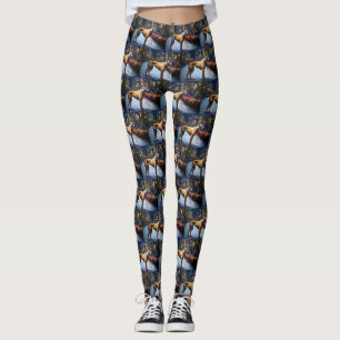 Rhodesian Ridgeback Kerstfeest Seizoen Leggings
