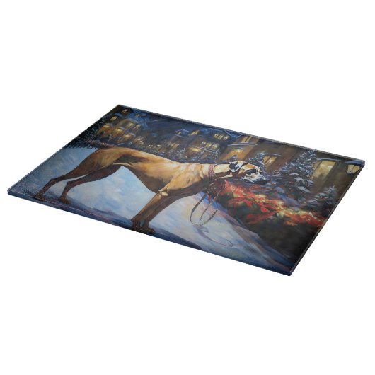 Rhodesian Ridgeback Kerstfeest Seizoen Snijplank (Hoek)