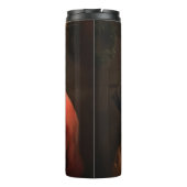 Rhodesian Ridgeback Kerstman Feestelijke Kerstmis Thermosbeker (Achterkant)