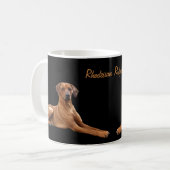 Rhodesian Ridgeback Koffie Mok (Voorkant links)