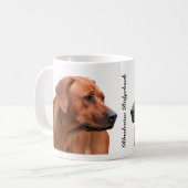 Rhodesian Ridgeback Koffie Mok (Voorkant links)
