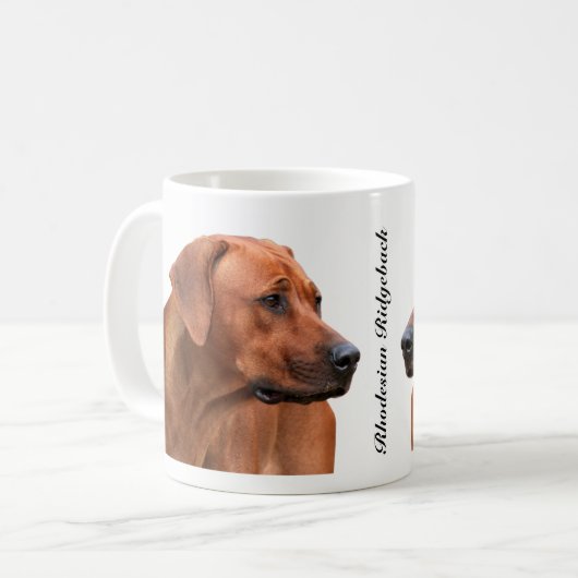 Rhodesian Ridgeback Koffie Mok (Voorkant links)
