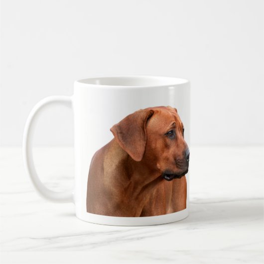 Rhodesian Ridgeback Koffie Mok (Links)