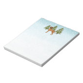 Rhodesian Ridgeback Leeuw Hond Sneeuwachtig Winter Notitieblok (Linkerzijde)