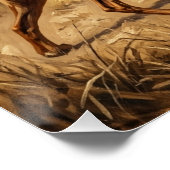 Rhodesian Ridgeback Leeuwenhond Kunst Perfect Poster (Hoek)
