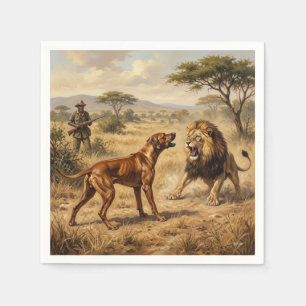 Rhodesian Ridgeback Leeuwenhond Kunst Servet