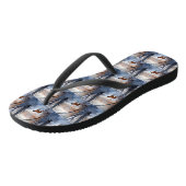 Rhodesian Ridgeback Let It Snow Kerstmis Teenslippers (Schuin)
