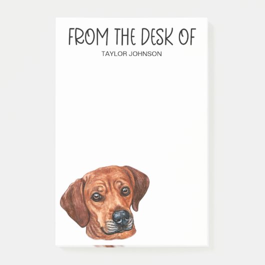 Rhodesian Ridgeback liefhebber Post-it® Notes (Voorkant)
