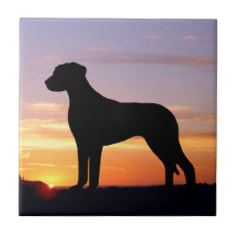 Rhodesian Ridgeback Luminescent Silhouette