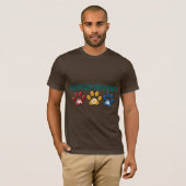 RHODESIAN RIDGEBACK Mam Pauw Print 1 T-shirt (Voorkant volledig)
