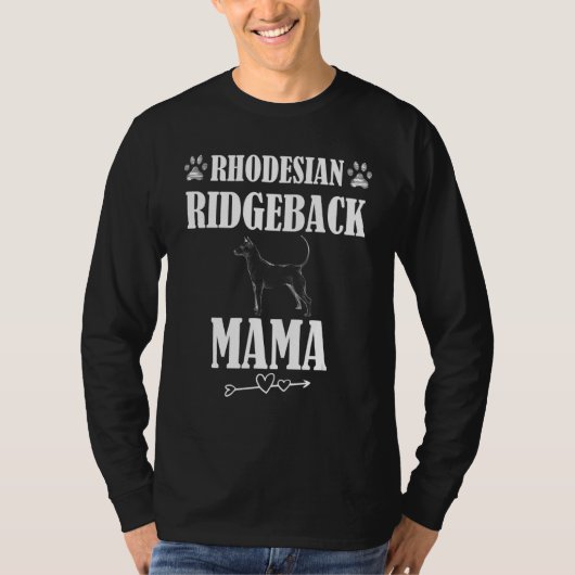 Rhodesian Ridgeback Mama T-shirt (Voorkant)