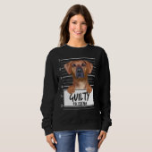 Rhodesian Ridgeback Mugshot Guilty Dog Trui (Voorkant volledig)