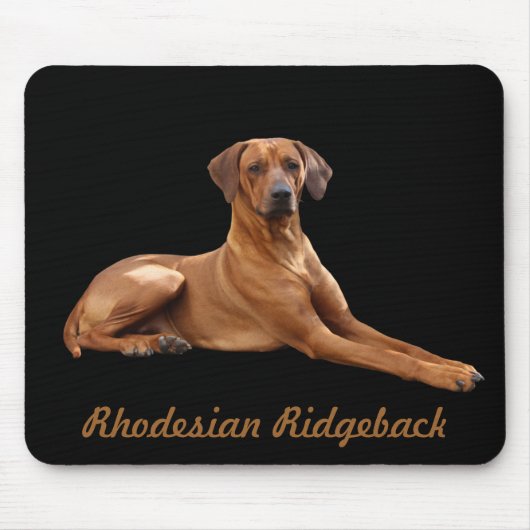 Rhodesian Ridgeback Muismat (Voorkant)