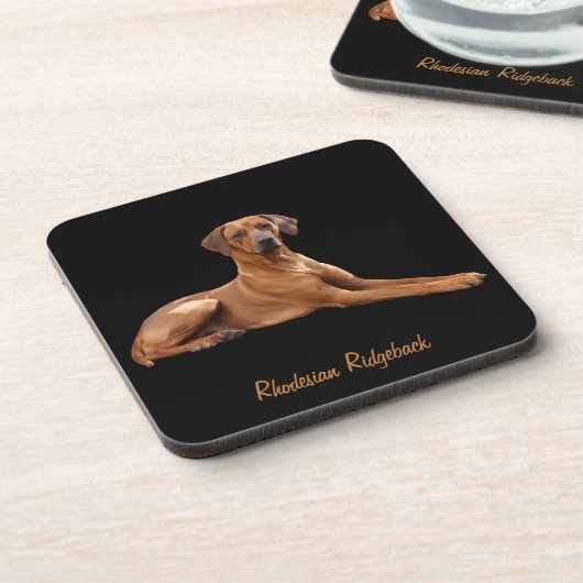 Rhodesian Ridgeback onderzetters (set van 6 stuks) (Linkerzijde)