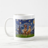 Rhodesian Ridgeback Paar - Sterrennacht Koffiemok (Links)