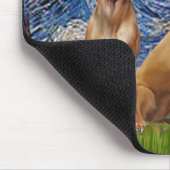 Rhodesian Ridgeback Paar - Sterrennacht Muismat (Hoek)