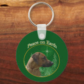 Rhodesian Ridgeback Peace Sleutelhanger (Voorkant)