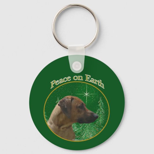 Rhodesian Ridgeback Peace Sleutelhanger (Achterkant)