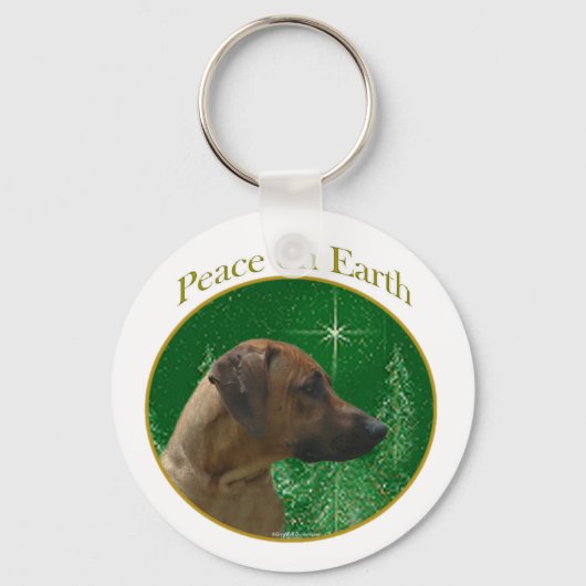 Rhodesian Ridgeback Peace Sleutelhanger (Voorkant)