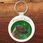 Rhodesian Ridgeback Peace Sleutelhanger (Voorkant)