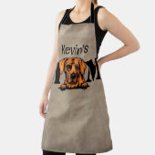 Rhodesian Ridgeback Personaliseerde mam Apron Schort (Insitu)