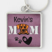 Rhodesian Ridgeback Personalized Peking Sleutelhanger (Voorkant)