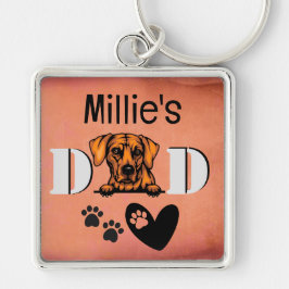 Rhodesian Ridgeback Personalized Peking Sleutelhanger