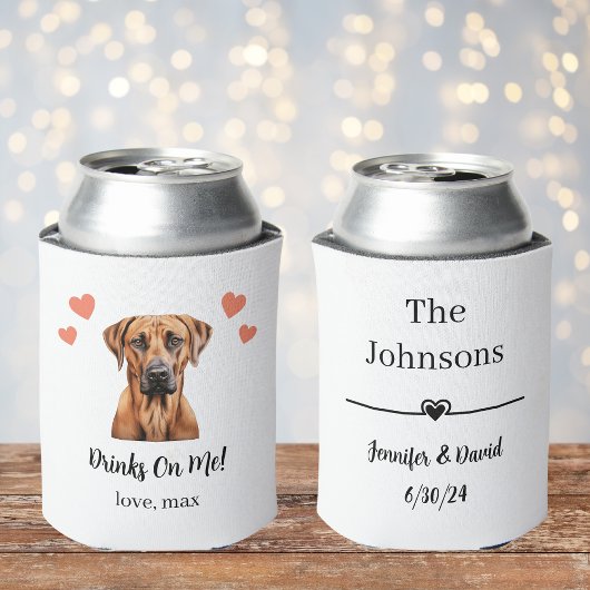 Rhodesian Ridgeback Pet Wedding Koelbox Blikjeskoeler