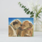 Rhodesian Ridgeback Postc Briefkaart (Staand voorkant)