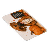 Rhodesian Ridgeback Pumpkin Spice Magneet (Rechterzijde)