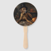 Rhodesian Ridgeback Pumpkins Halloween Scary Handwaaier (Voorkant)