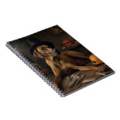 Rhodesian Ridgeback Pumpkins Halloween Scary Notitieboek (Rechterzijde)
