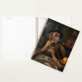 Rhodesian Ridgeback Pumpkins Halloween Scary Planner (Display)