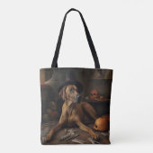 Rhodesian Ridgeback Pumpkins Halloween Scary Tote Bag (Achterkant)